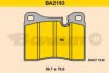 BARUM BA2193 Brake Pad Set, disc brake